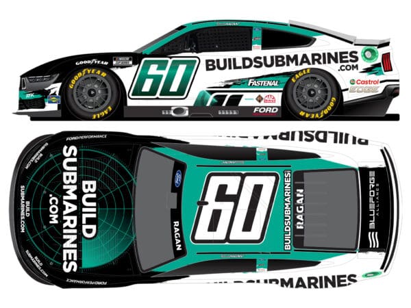 2024 David Ragan #60 BuildSubmarines.com - Ford Mustang